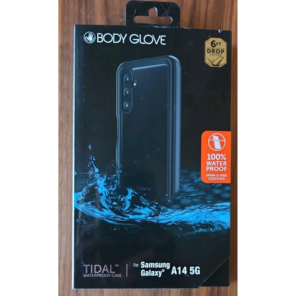 Samsung Galaxy A14 5G Body Glove Tidal Waterproof Case Black Sealed Box